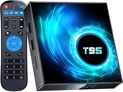 Android TV Box 10.0 2024, 4GB RAM 32GB ROM, 6K, WiFi Dual, BT 5.0 H616 Quad-Core - Image 1 of 4