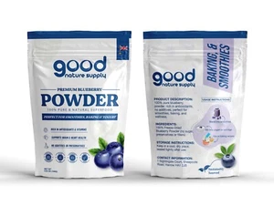 Premium Wild Blueberry Powder – Superfood Powder & Smoothie Mix for Baking - Picture 1 of 9