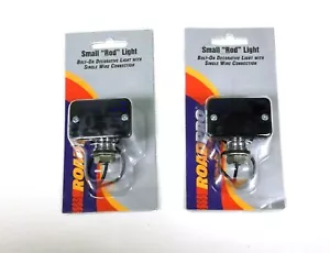 2 luces de varilla púrpura cromadas de 12 voltios de alta resistencia de la marca Road Pro - Imagen 1 de 4