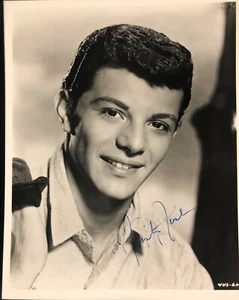 FRANKIE AVALON HAND- SIGNED, AUTOGRAPHED VINTAGE PHOTO - BECKETT COA! - Bild 1 von 2
