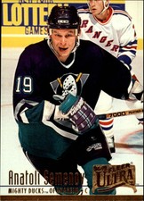 1994-95 Ultra Anaheim Ducks Hockey Card #7 Anatoli Semenov