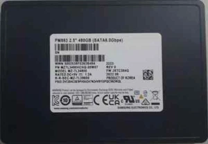 Samsung PM893 480GB SATA III 2.5" TLC SSD Lot Stock (MZ7L3480HCHQ-00W07) - Picture 1 of 3