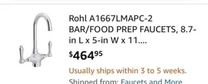 Rohl A1667LMAPC-2 Bararmatur - Bild 1 von 12