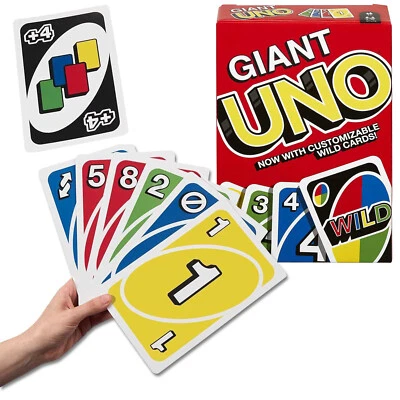 MATTEL UNO Giant Kartenspiel mit großen XXL Karten