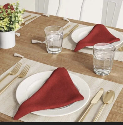 Threshold Napkins Cotton Washable 18”x18” New Easy Care Set Of 4 - Image 1 of 4