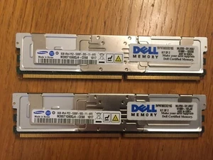 Samsung M395T1G60QJ4-CE68 / 8GB 4Rx4 PC2-5300F-555-11- AF0 Memory / Kit Of 2 - Picture 1 of 4