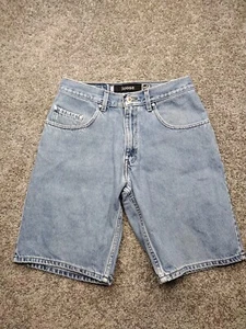 Vintage Levis SilverTab Men Size 31 Loose Fit Denim Shorts Guatemala Made Adult - Picture 1 of 12
