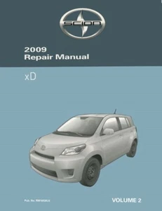 2009 SCION xD Shop Service Repair Manual Volume 2 Only - Picture 1 of 1
