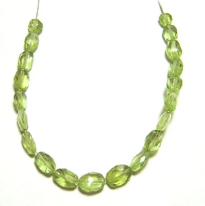 Grassy Green Peridot Faceted Oval (20!) Beads 422G 4x3x2mm to 6x4x3mm - Picture 1 of 1