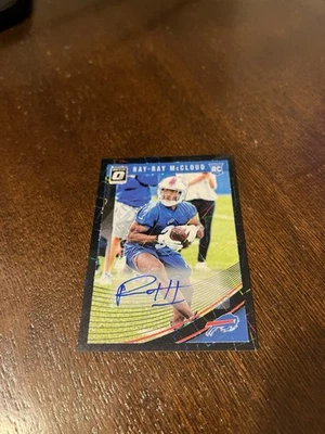 2018 Panini Optic Ray-Ray McCloud Black Prizm Rookie Auto /25! - Image 1 of 2