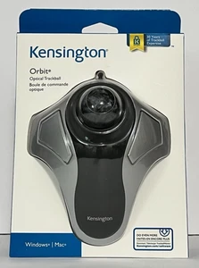 Kensington Orbit Trackball Mouse USB 2.0 Black Silver 64327 New NOS Vintage - Picture 1 of 4