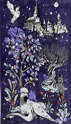 Manta de felpa Vera Bradley Harry Potter en vellón 50x80" Bosque prohibido Foto 1 de 2