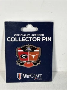 2024 SEC Championship Dueling Pin Texas Longhorns Georgia Bulldogs 12/7 - Picture 1 of 2