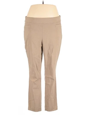 JM Collection Women Brown Dress Pants XL - Image 1 of 2
