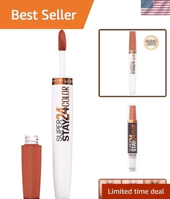 2-Step SuperStay Liquid Lipstick - Hushed Hazelnut with Micro-Flex Comfort - Image 1 of 4