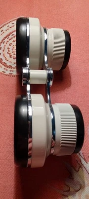 Theater binoculars, wide-angle,БГШ 2.3x40 28° "Owl's Eye",in a leather case,USSR - Image 1 of 4