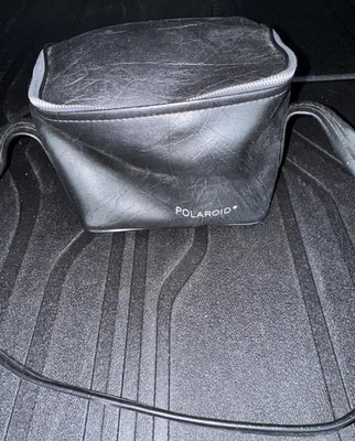 Genuine Vintage Original Polaroid SX-70 Black Vinyl Camera Bag Carrying Case C32 - Image 1 of 4