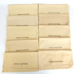 Authentic LOUIS VUITTON Dust bag 10 piece set accessories cotton [Used] - Picture 1 of 3