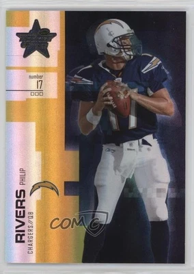 2007 Leaf Rookies & Stars Longevity Parallel Gold /49 Philip Rivers #98 - Image 1 of 2