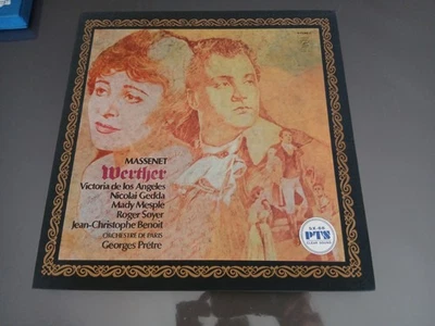 3 LP Boîte Massenet Werther Prêtre De Los Angeles Gedda Japon - Photo 1/4