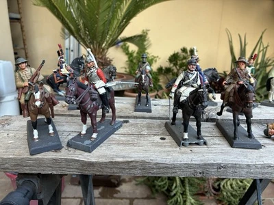 Lotto Soldatini a Cavallo Piombo De Agostini Rari Fuori Produzione 10 pezzi - Immagine 1 di 4