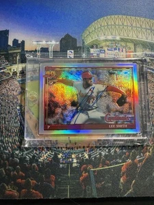 2002 Topps Archives Reserves Lee Smith #TRA-LS Refractor ON CARD AUTO 🔥 SSP - Picture 1 of 3