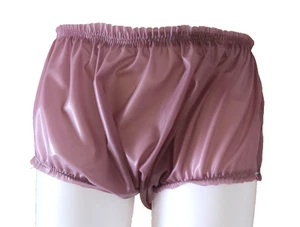 Latex Underwear Loose Fit Sissy Rubber Knickers Pants Panties Baggy Roleplay - Picture 1 of 8