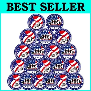 20 Pcs Thoughtful Military Challenge Coins - Thank You for Your Service Gifts - Picture 1 of 9