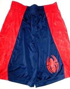 NWOT NEW BOYS SIZE 7 RED/BLUE MARVEL SPIDER-MAN SHORTS - Picture 1 of 2