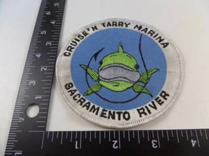 Vintage CRUISE'N TARRY MARINA SACRAMENTO RIVER Iron On / Sew On Patch - Picture 1 of 2