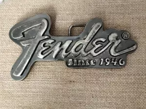 Fender Metall Gitarren Gürtelschnalle seit 1946 - Bild 1 von 6