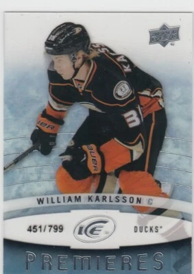 2014-15 Upper Deck Ice #118 William Karlsson 451/799 RC - Image 1 of 2