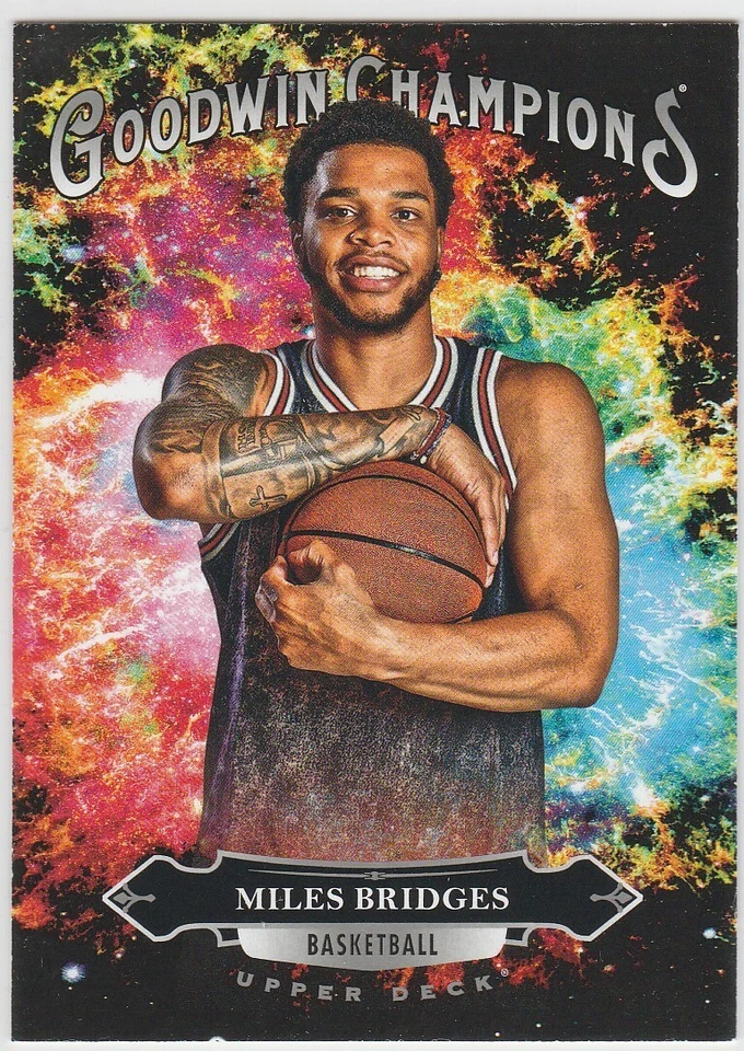 2020 MILES BRIDGES Upper Deck Goodwin Champions SPLASH OF COLOR #148 - Image 1 of 2