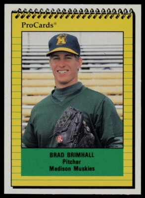 1991 ProCards Brad Brimhall Madison Muskies - Image 1 of 2