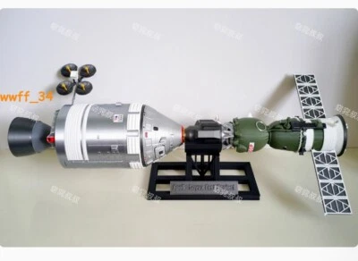 1/48/72 Apollo 18 & Soyuz 19 Manned Spacecraft ASTP Docking Kits Models Toys - Image 1 of 4