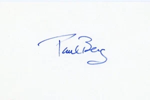 1980 Nobel Prize winner for Chemistry - Paul Berg and his autograph  - Picture 1 of 1