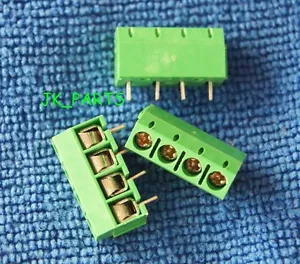 50 Stck. 5 mm Rastermaß 4 Pin 4 Wege Gerade Pin PCB Schraubklemmen Steckverbinder - Bild 1 von 1