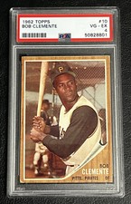 1962 Topps #10 Roberto Clemente PSA 4 VG-EX Pittsburgh Pirates HOF 