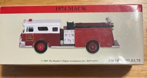 2001 Readers Digest 1974 Mack Fire Truck w/Box - Picture 1 of 2