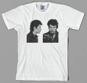 T-Shirt Sid Vicious Mugshot - Sex, Punk, Rock, 70er, Ramones, Pistolen, Clash, UK - Bild 1 von 1