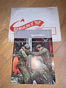 January 1957 CITIES SERVICE - SERVICE Magazine (CITGO)  DOM LUPO Cover Art - Picture 1 of 12