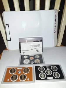 2015 UNITED STATES MINT SILVER PROOF SET 14 Coins - Picture 1 of 9