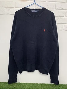 Vintage Polo Ralph Lauren Pullover Erwachsene L hellbraun Strick Pony Freizeit adrette Baumwolle - Bild 1 von 6