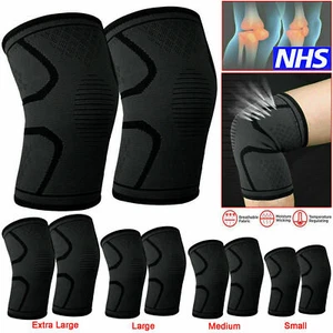 Ginocchiera Supporto Sport Artrite Runners Sollievo Dolore Palestra Manicotto Compressione - Foto 1 di 16