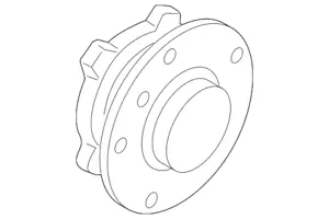 Genuine BMW Wheel Bearing And Hub Assembly 31-20-6-876-844 - Picture 1 of 2
