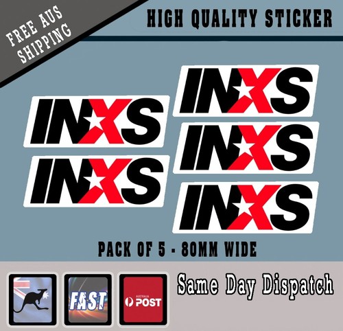 INXS style sticker PACK OF 5 laptop Bumper Decal Band Rock vinyl | eBay