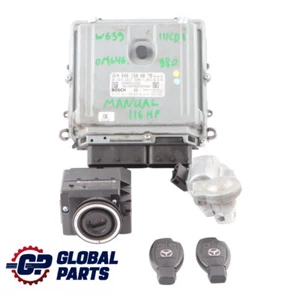 Mercedes Vito W639 111CDI 116HP 646.980 Engine Unit ECU Kit A6461500878 Key Lock - Picture 1 of 11