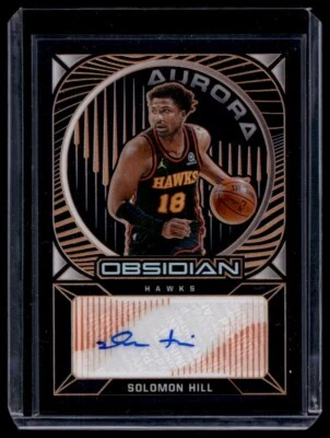 2020-21 Panini Obsidian Solomon Hill #AU-SLH Autograph Orange /50 - Image 1 of 2