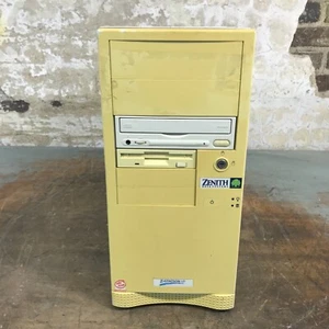 Vintage Zenith Z-Station VP ATX PC Pentium CPU Complete w/RAM & HDD (MS-DOS) - Picture 1 of 21
