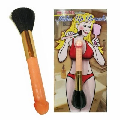 DOR PENNELLO DA TRUCCO CON PISELLO PARTY GADGET SCHERZO PER ADULTI ADDIO AL NUBILATO